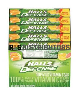HALLS vitamin C